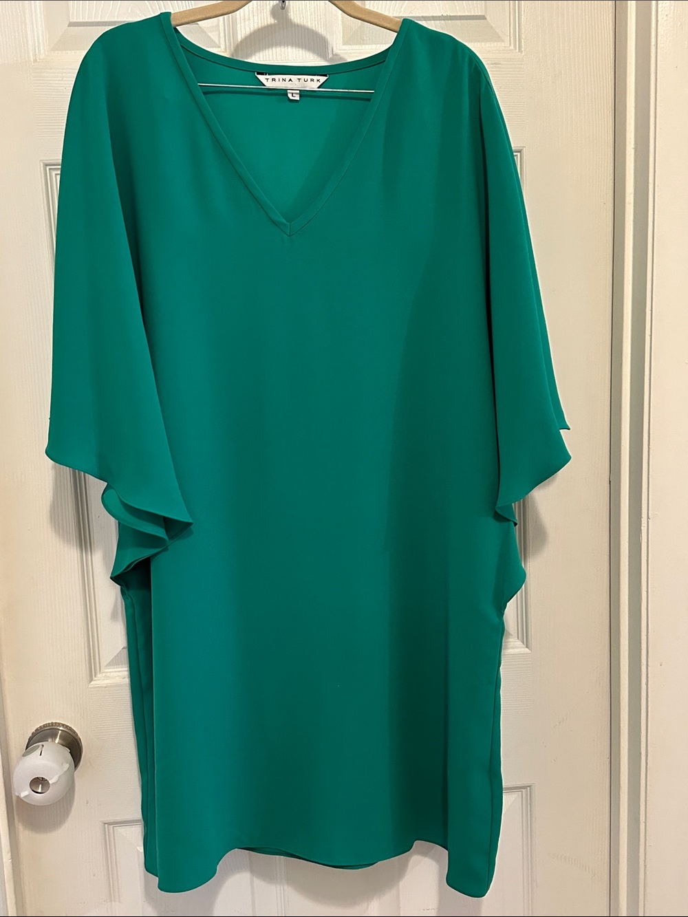 Trina Turk Agave Green Country Club Kaftan Style Dress 💚🌟🌟🌟🌟🌟💚